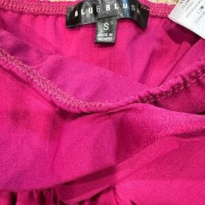 Blue Blush small crop top